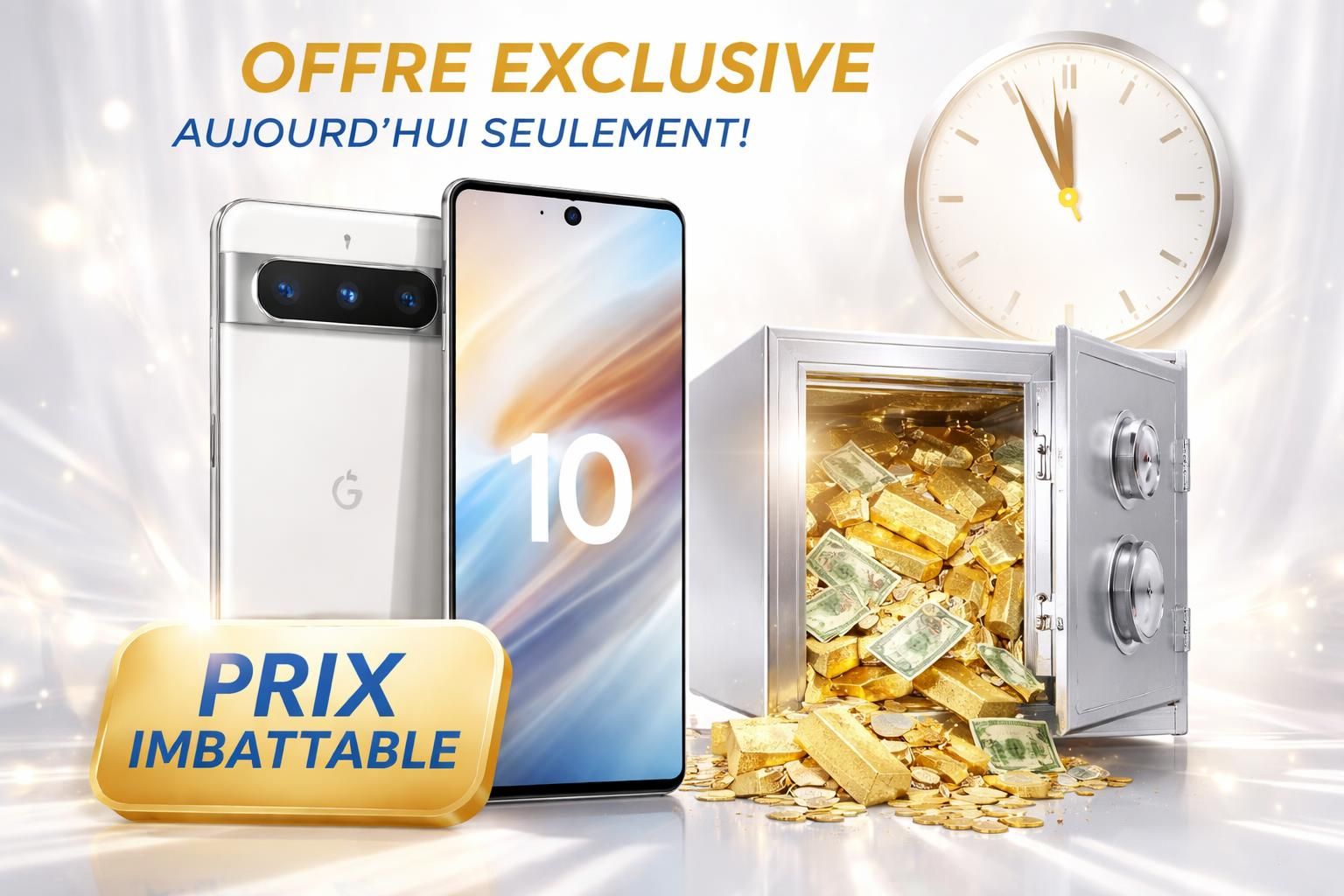 découvrez l'offre unique du jour : le nouveau google pixel 10 pro à un prix imbattable. profitez dès maintenant de cette promotion exclusive pour obtenir le meilleur de la technologie google pixel.