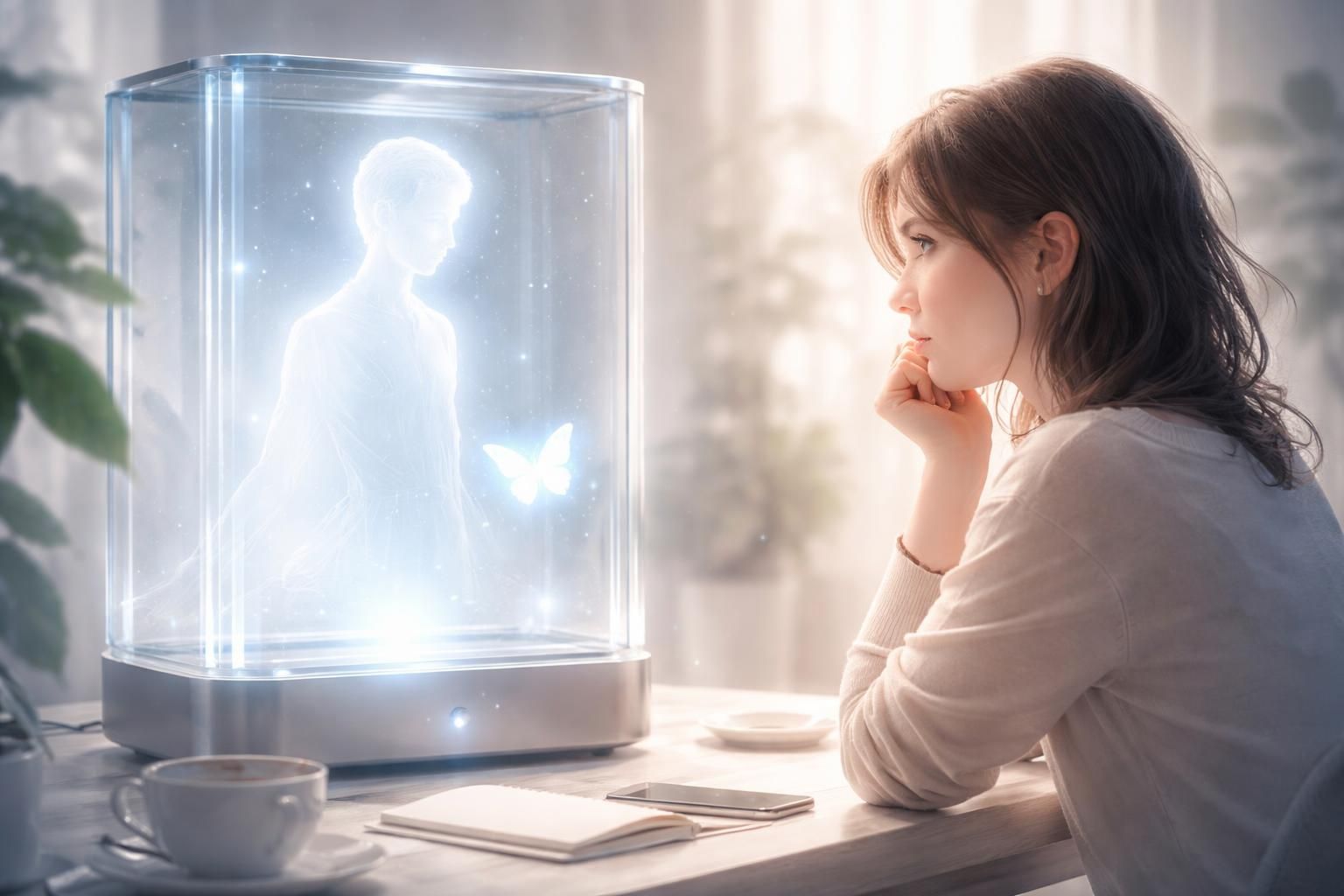 découvrez «you, only virtual», l'application innovante qui ressuscite virtuellement les défunts, mais qui suscite des préoccupations chez les psychologues quant à ses impacts psychologiques.