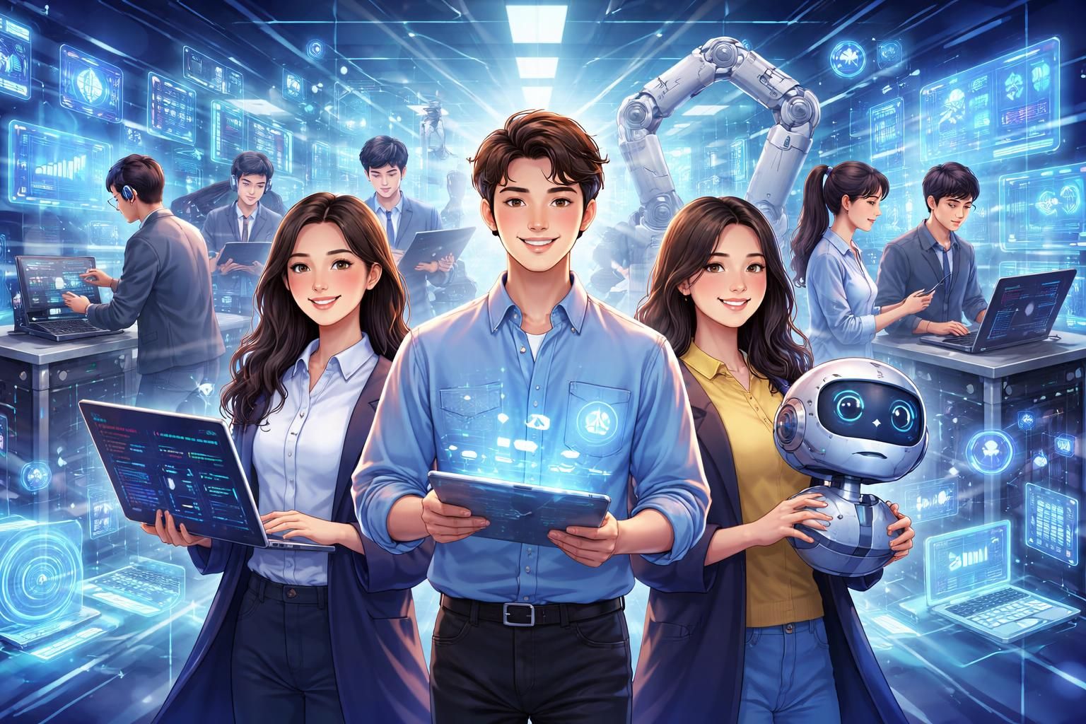 découvrez comment l'intelligence artificielle transforme le paysage professionnel en chine, préparant une génération innovante aux métiers de demain.