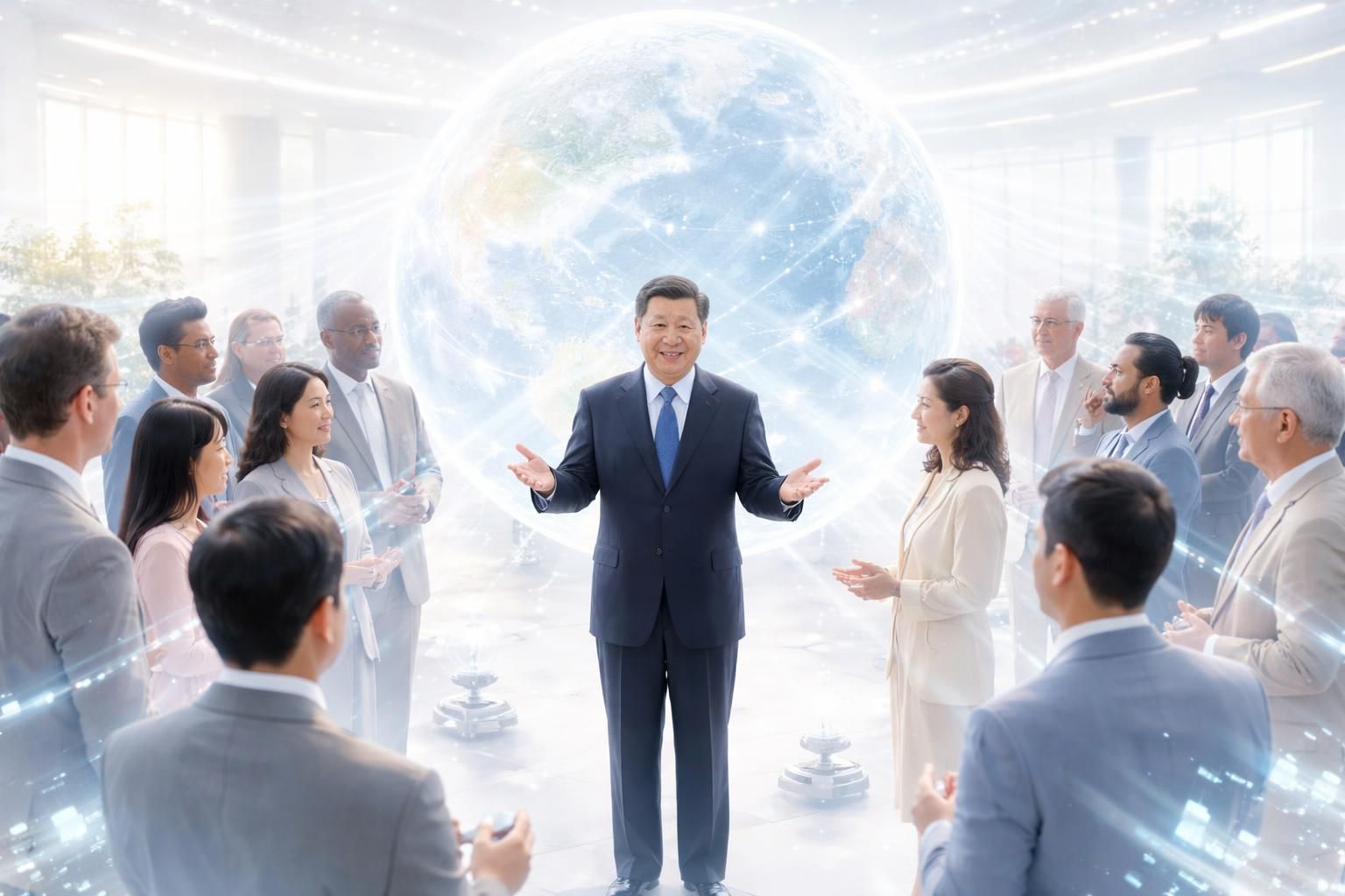 découvrez la vision de xi jinping sur l'intelligence artificielle en tant que bien commun mondial, promouvant un développement inclusif et partagé à l'échelle mondiale.