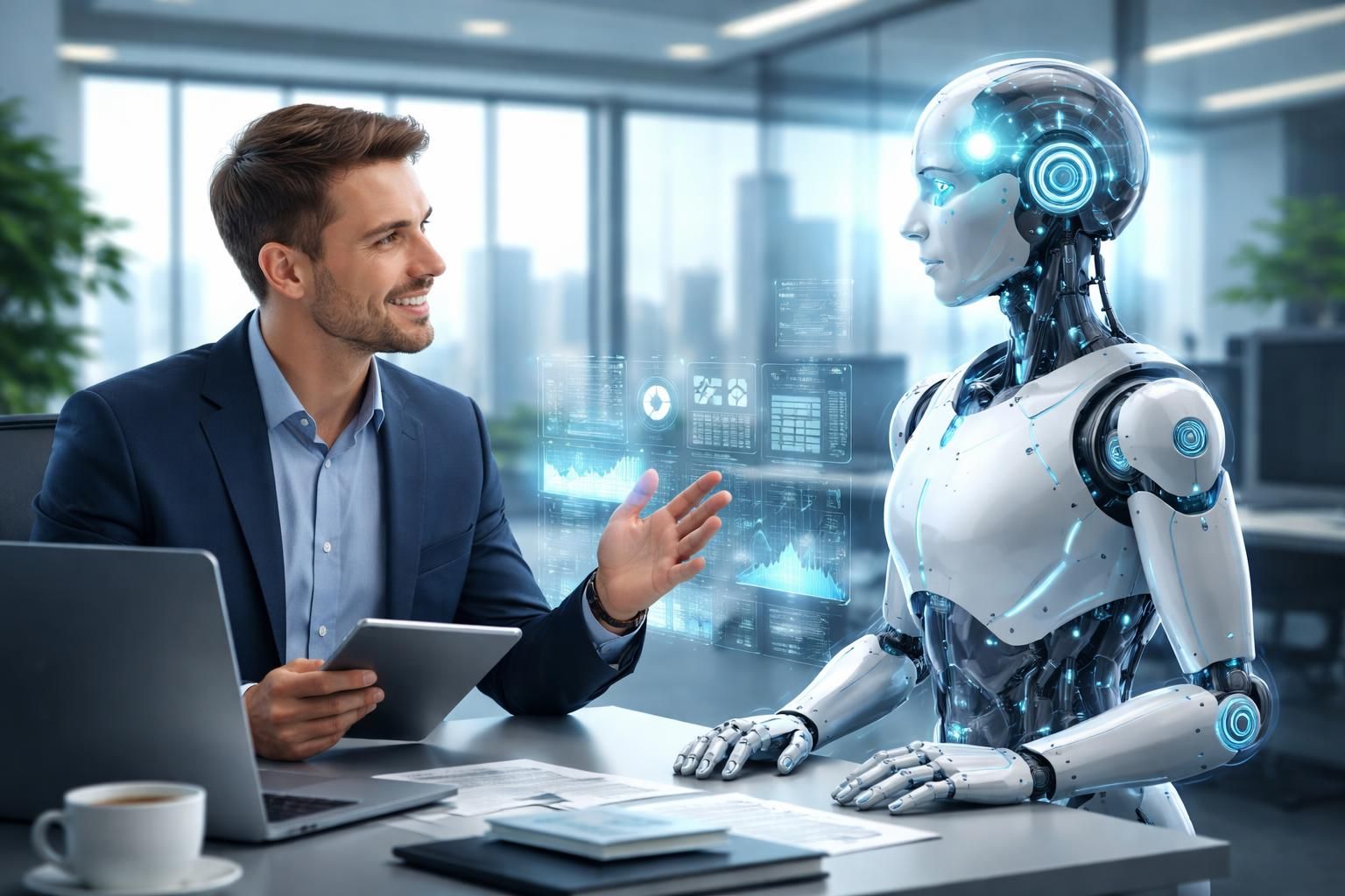 découvrez comment l'intelligence artificielle transforme le quotidien des travailleurs de bureau en automatisant les tâches, améliorant la productivité et révolutionnant le monde des cols blancs.