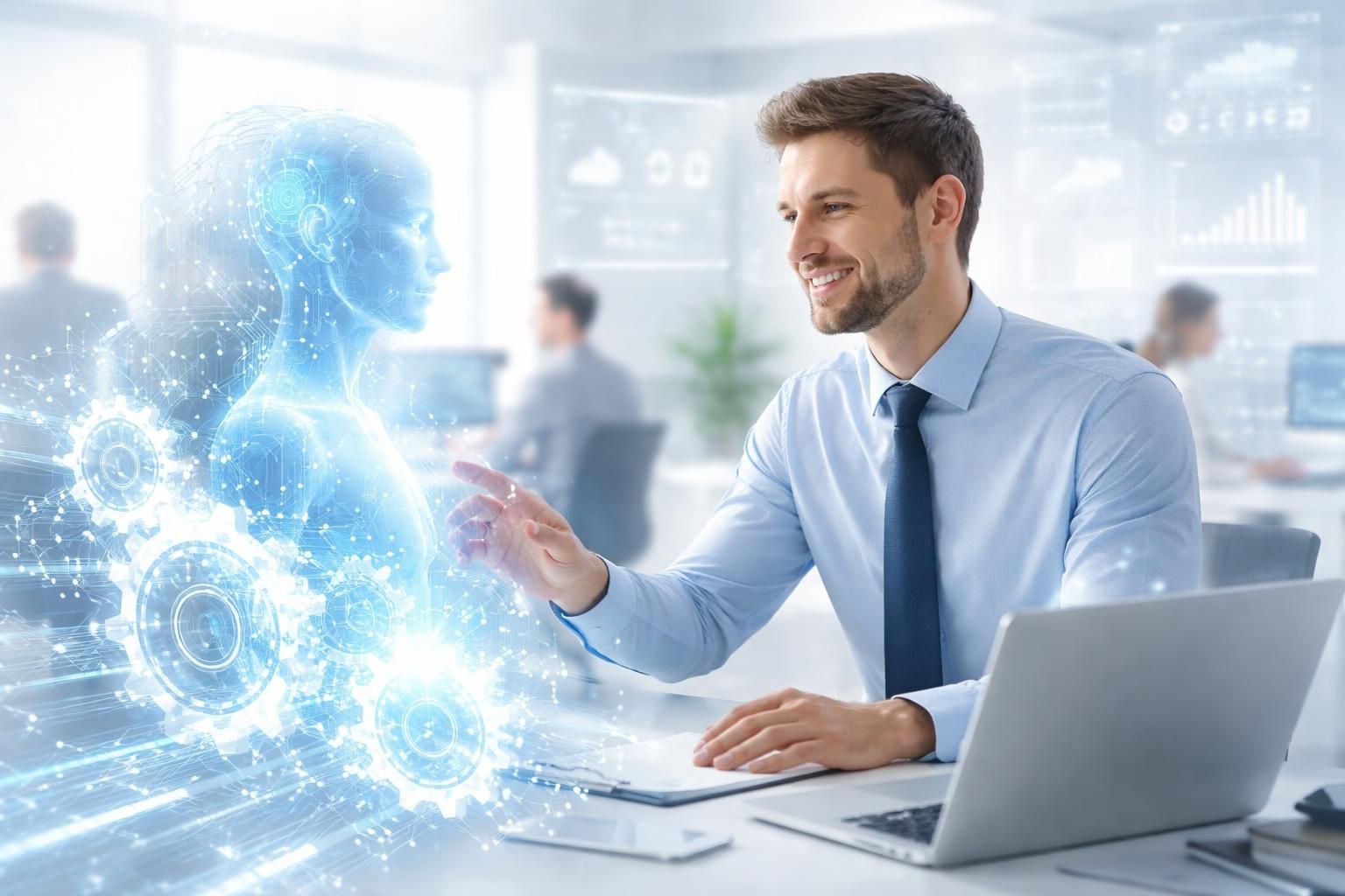 découvrez comment l'intelligence artificielle transforme le quotidien des cols blancs en révolutionnant leurs méthodes de travail, leur efficacité et leur productivité.