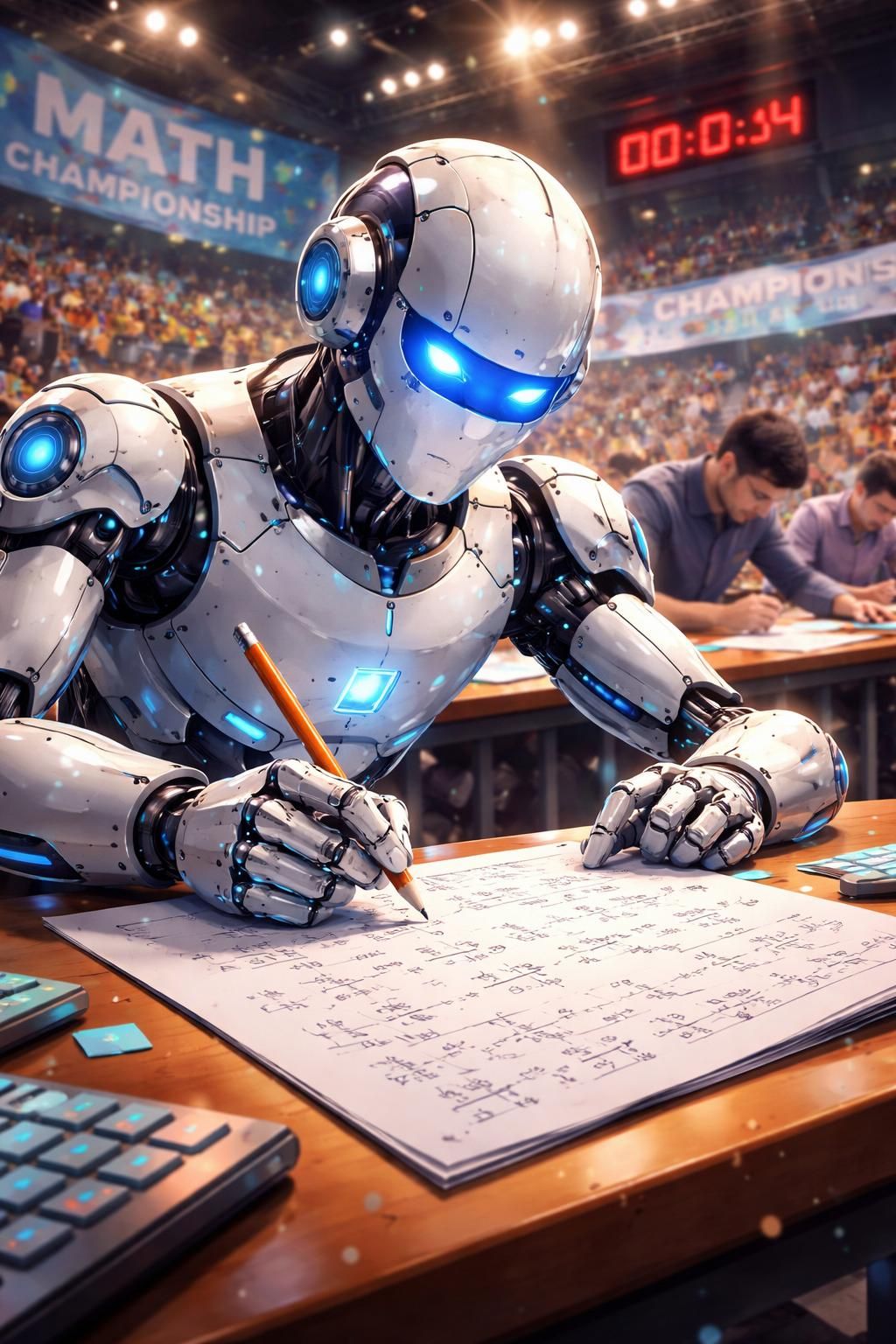 découvrez comment, pour la première fois, une intelligence artificielle a remporté le titre de championne en mathématiques, marquant une avancée historique dans le domaine.