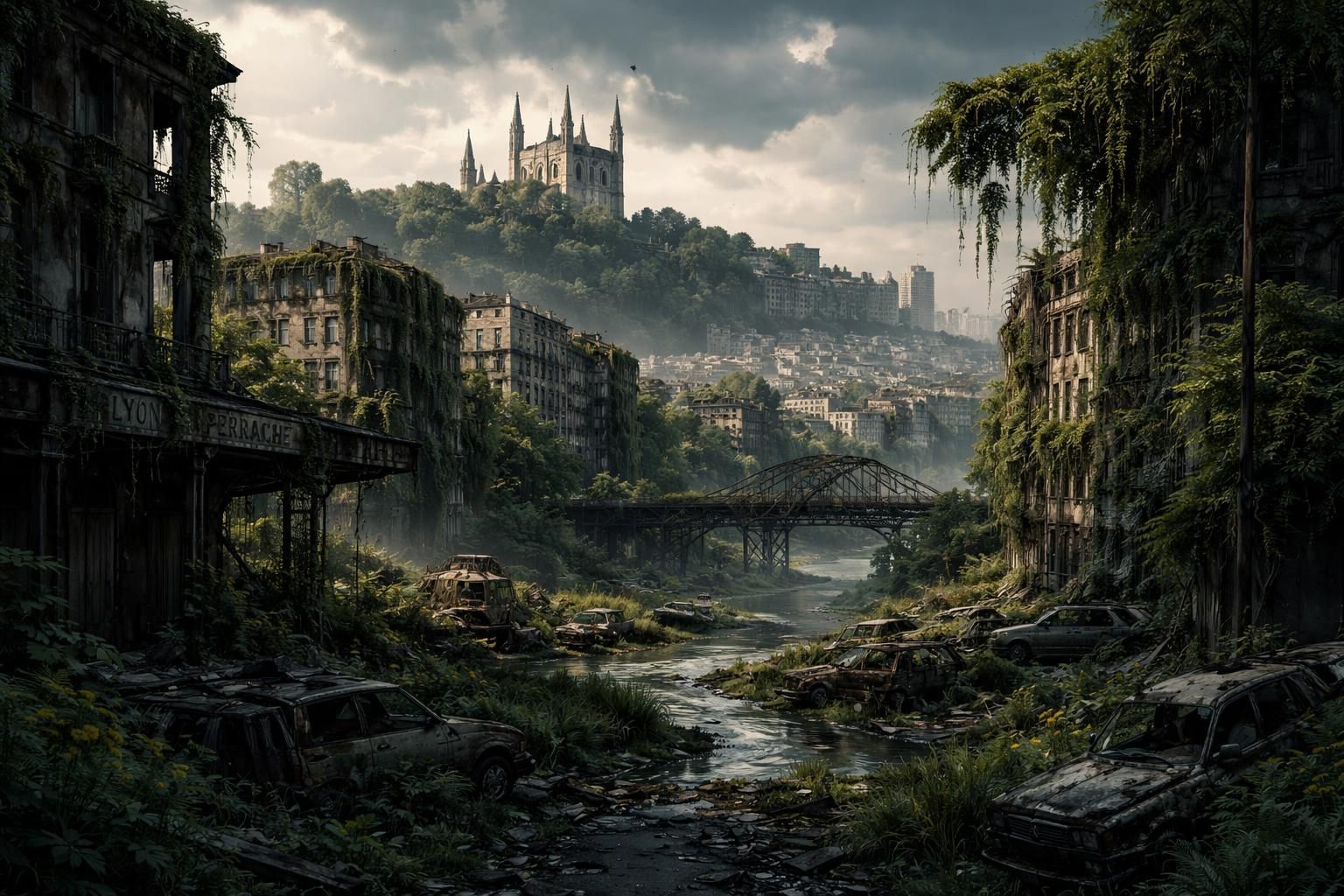 découvrez une vision apocalyptique de lyon avec un avertissement marqué : « je vous le redis, ne descendez pas dans le métro » dans le rhône. plongez au cœur d'un récit saisissant sur les dangers et les scénarios catastrophe.