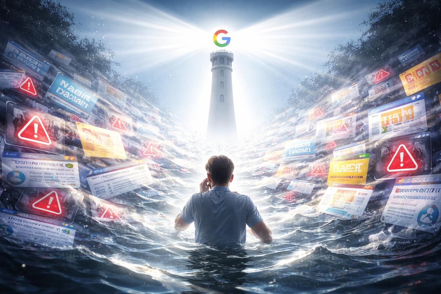 face à l'augmentation des publicités frauduleuses, google améliore la protection des internautes en identifiant clairement les contenus suspects pour une navigation plus sûre.