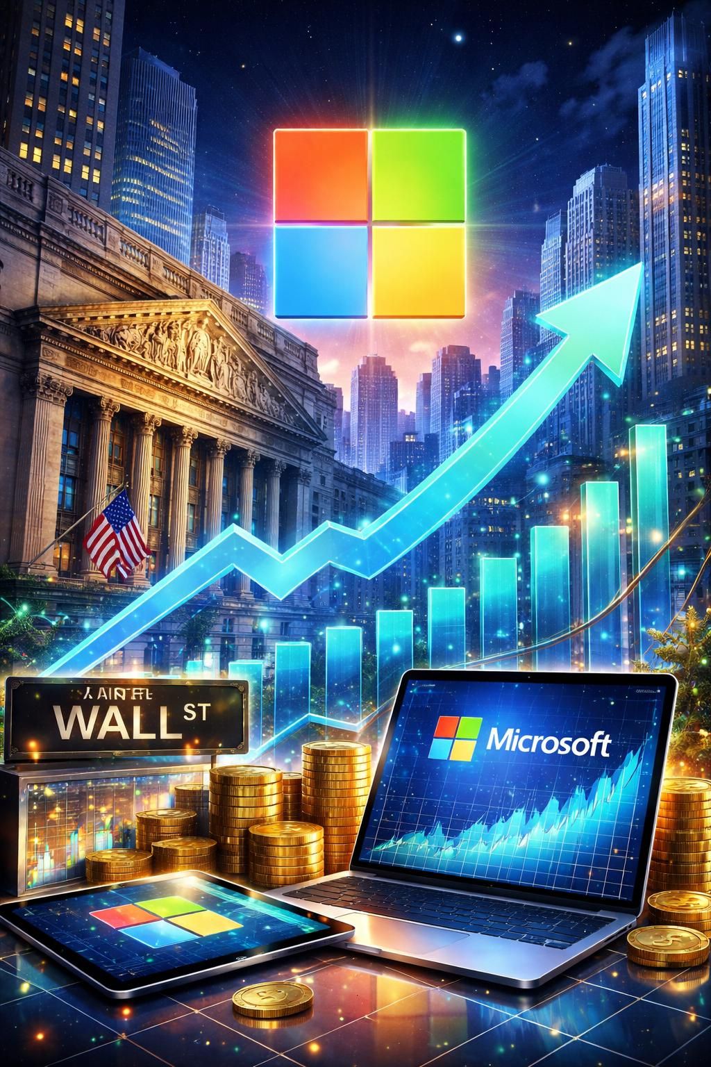 découvrez comment l'essor fulgurant de microsoft illumine wall street, transformant le marché financier avec des performances exceptionnelles.