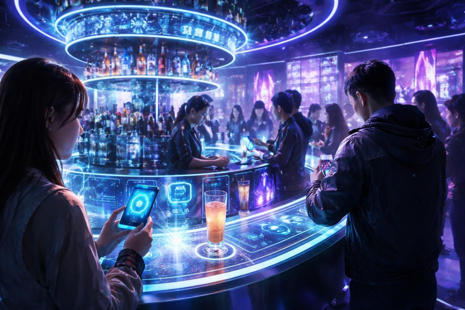découvrez à pékin un bar futuriste où l'intelligence artificielle révolutionne l'expérience : utilisez les jetons deepseek au lieu des jetons traditionnels pour commander vos pintes et profiter d'une ambiance high-tech unique.