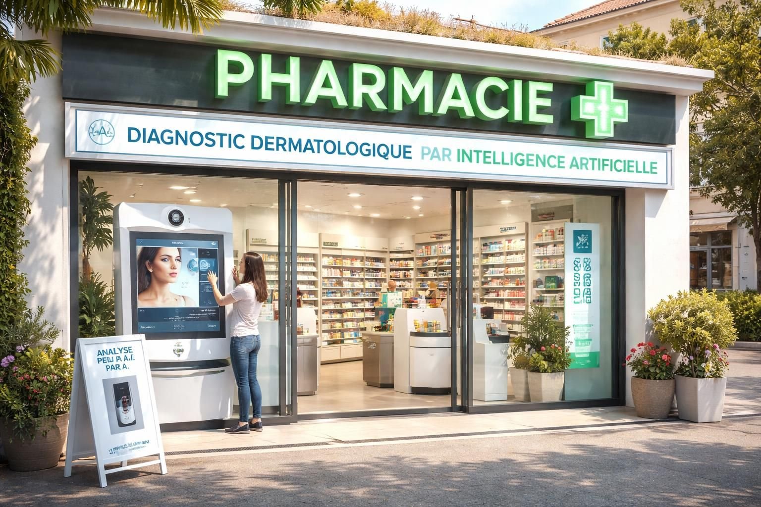 découvrez comment une pharmacie à roquefort-les-pins révolutionne la dermatologie en intégrant l'intelligence artificielle pour des diagnostics et traitements plus précis et personnalisés.