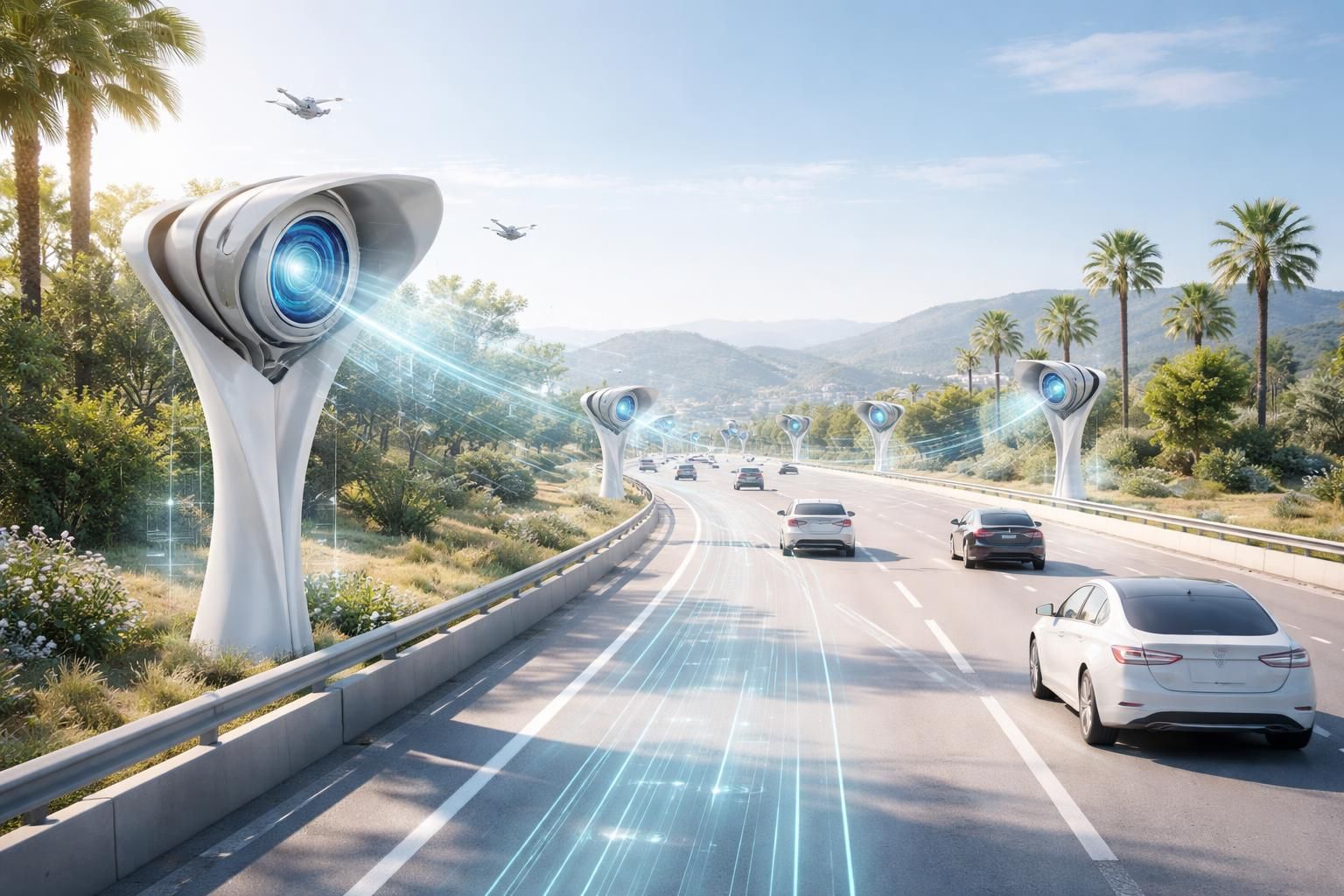 découvrez l'expérimentation sur une autoroute catalane de radars nouvelle génération dotés d'intelligence artificielle, offrant une détection révolutionnaire pour améliorer la sécurité routière.