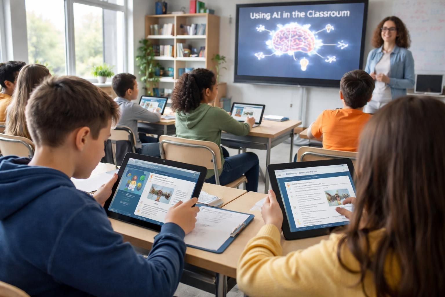le ministre de l'éducation nationale dévoile une initiative majeure pour promouvoir l'intelligence artificielle dans l'éducation, un projet clé pour l'avenir numérique des élèves.