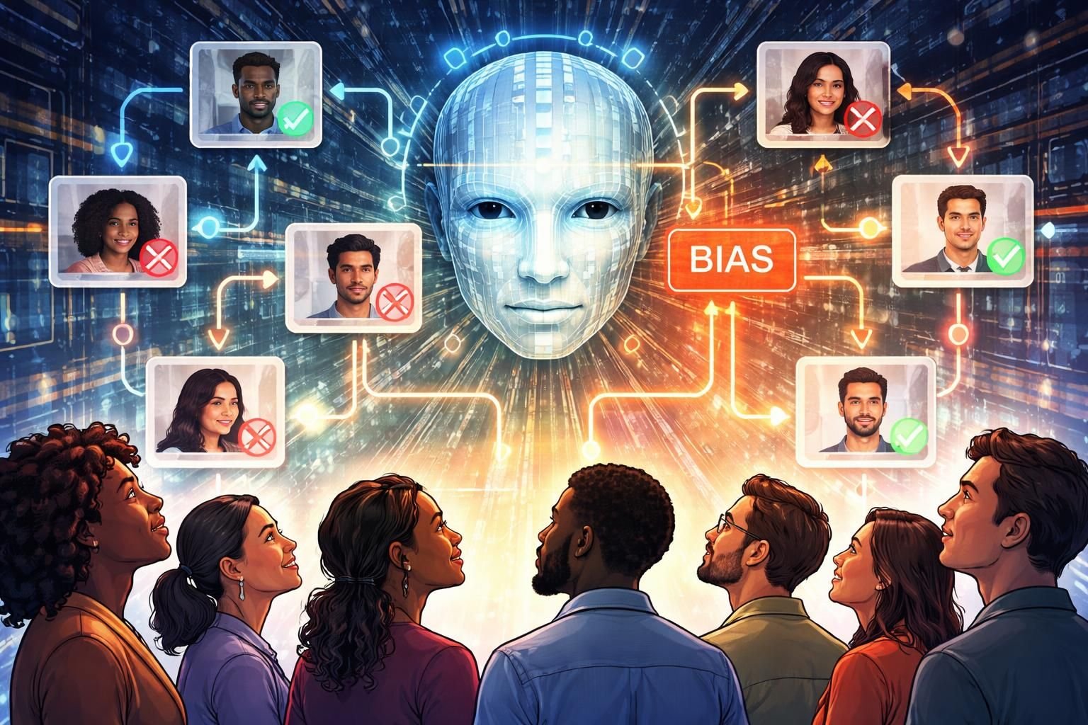 découvrez comment l'intelligence artificielle peut reproduire et intensifier les biais raciaux à travers ses algorithmes, et les enjeux éthiques liés à cette problématique.