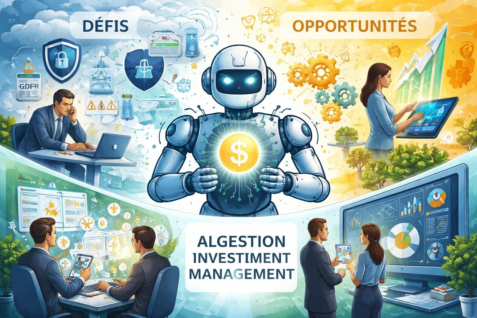 découvrez comment l'intelligence artificielle transforme la gestion de portefeuille : atout fiable ou source de risques cachés pour vos investissements ?