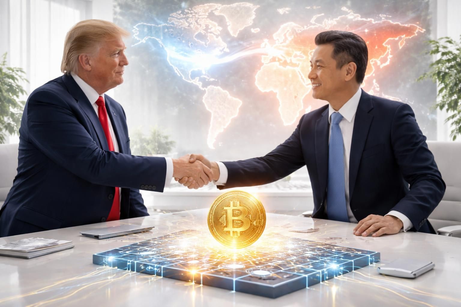 la société crypto de trump exprime son soutien à une entreprise utilisant une intelligence artificielle développée par des groupes chinois, soulevant des questions sur les collaborations technologiques internationales.