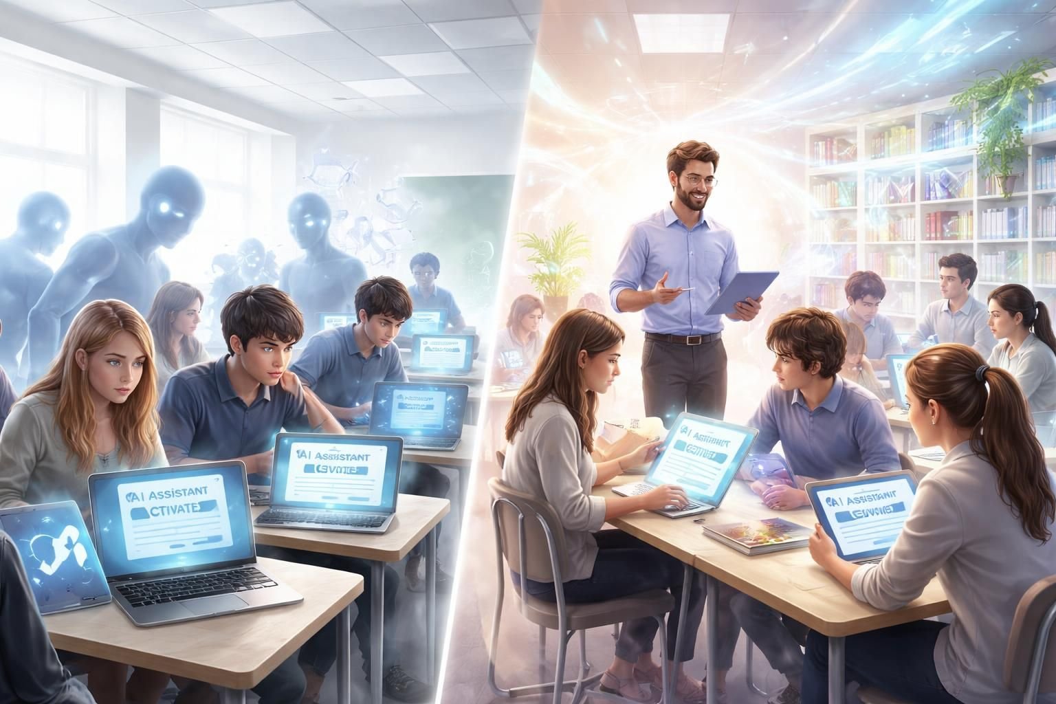 découvrez comment l'intelligence artificielle transforme l'école, entre risques de triche massive et opportunités de révolution pédagogique.