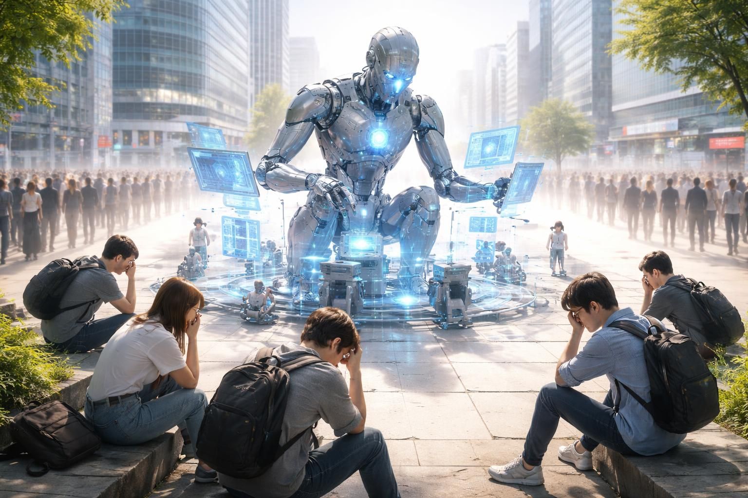 découvrez comment l'essor de l'intelligence artificielle influence le marché du travail et contribue à la montée du chômage chez les jeunes à l'échelle mondiale.