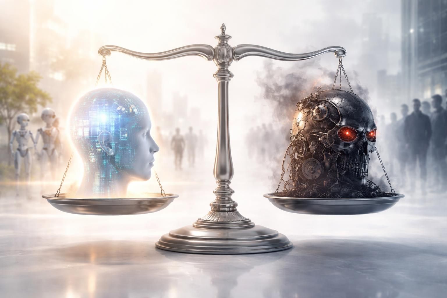 découvrez les enjeux de l'intelligence artificielle : menace potentielle ou opportunité révolutionnaire pour l'avenir de notre société.