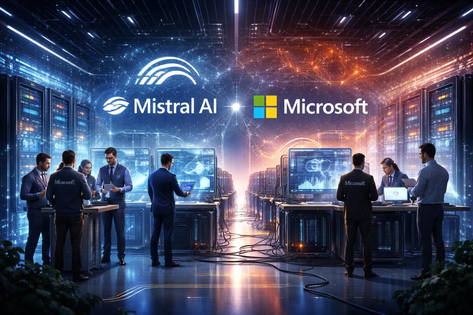 mistral ai signe un partenariat stratégique de plusieurs milliards d'euros avec microsoft pour accélérer l'innovation dans l'intelligence artificielle.