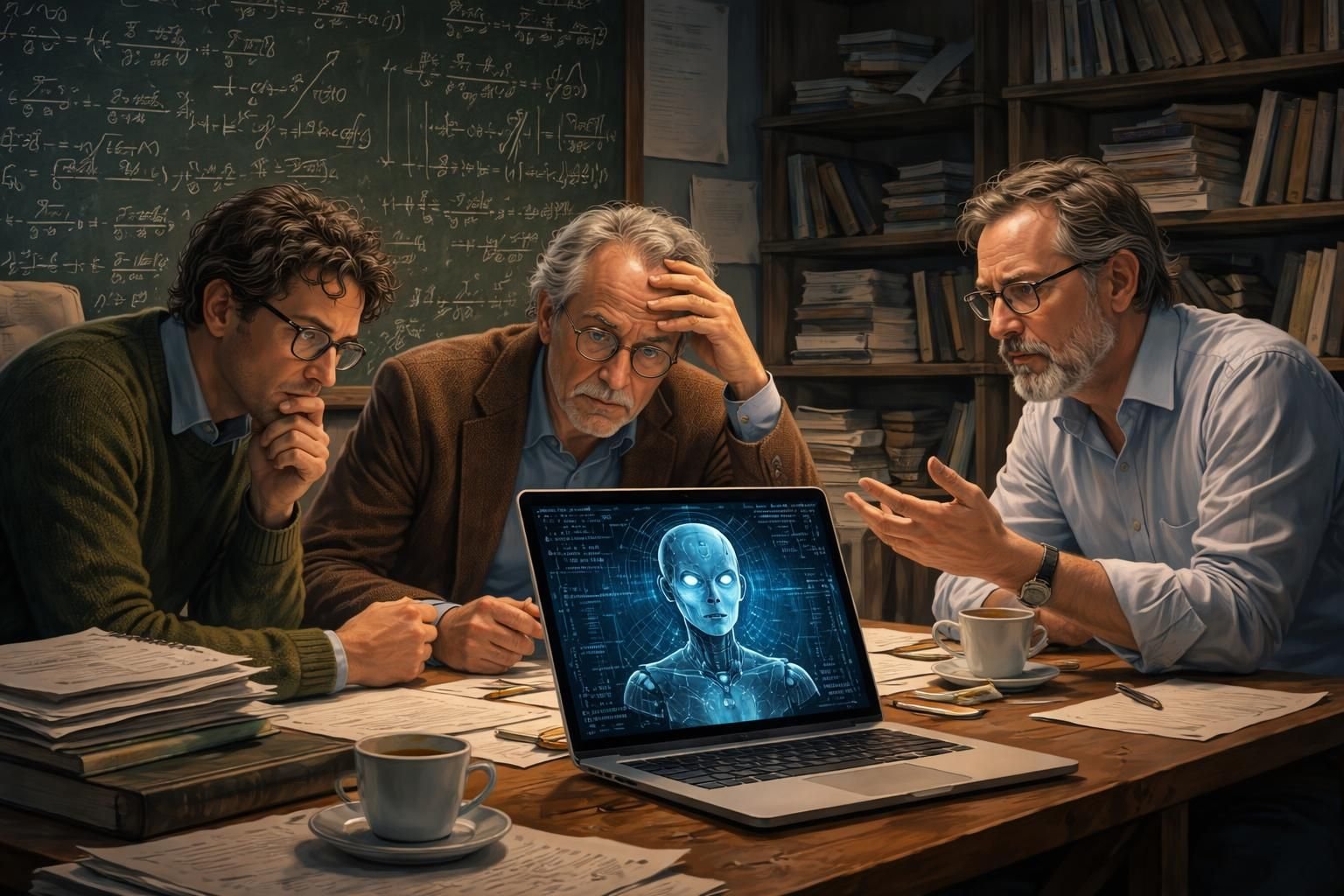 des mathématiciens renommés mettent en garde contre un effet destructeur potentiel de l'intelligence artificielle, soulignant les risques et enjeux éthiques à ne pas sous-estimer.