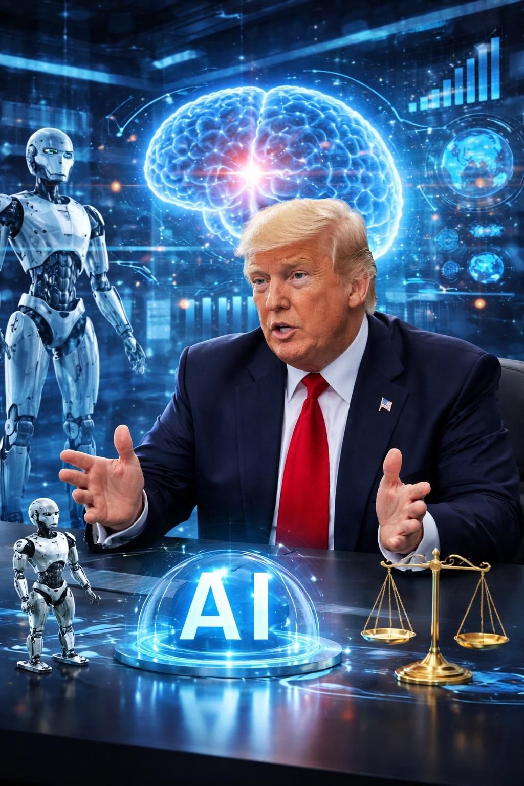 donald trump met en garde contre le développement rapide de l'intelligence artificielle, appelant à une régulation urgente pour maîtriser ses impacts.