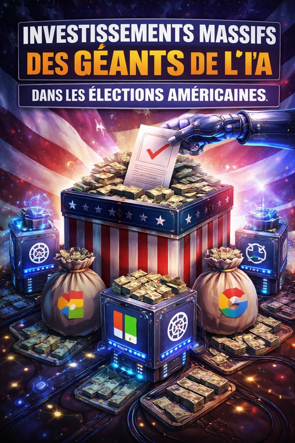 découvrez comment les grandes entreprises de l'intelligence artificielle aux états-unis investissent massivement pour influencer les élections de mi-mandat et façonner l'avenir politique.