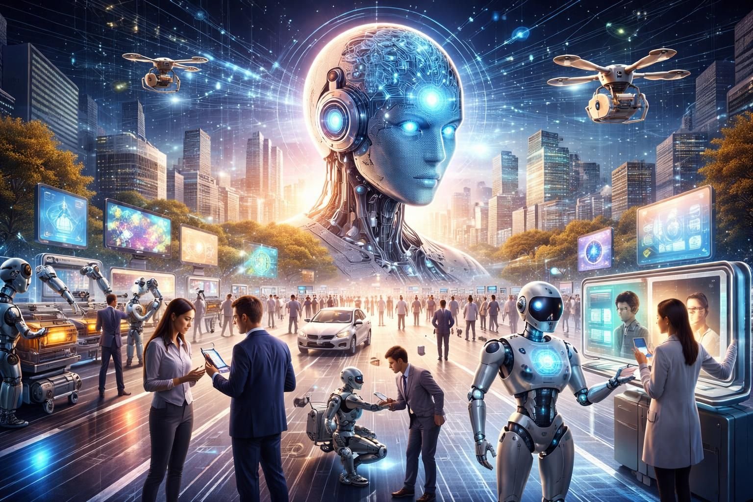 découvrez comment l'intelligence artificielle transforme notre monde, avec une révolution technologique déjà lancée et un progrès irréversible, selon les experts.