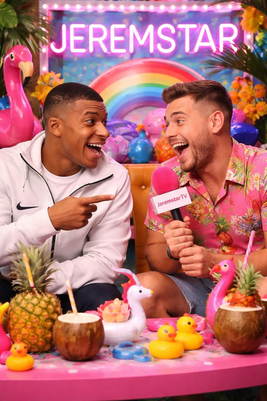 découvrez la parodie d'interview hilarante de kylian mbappé avec jeremstar qui cartonne et dépasse déjà les 12 millions de vues. un moment drôle et incontournable à ne pas manquer !