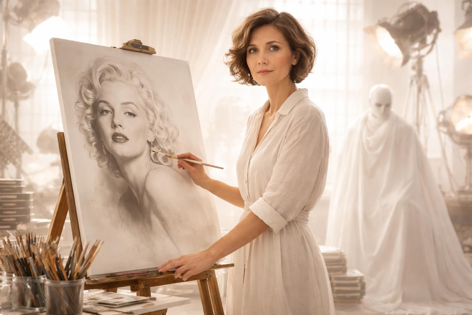 découvrez pourquoi maggie gyllenhaal choisit de renoncer à l'intelligence artificielle pour son nouveau film dédié à marilyn monroe, privilégiant une approche authentique et humaine.