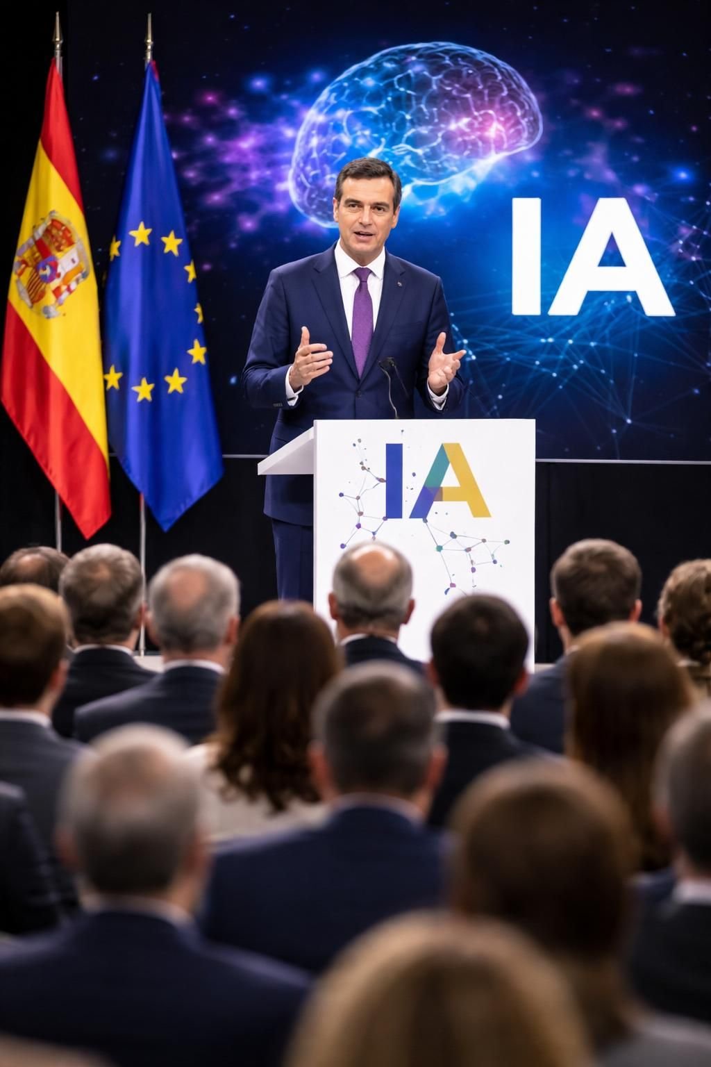 pedro sanchez, premier ministre espagnol, insiste sur la nécessité d'une réglementation stricte pour l'industrie de l'intelligence artificielle, soulignant qu'elle ne peut s'autogérer efficacement.