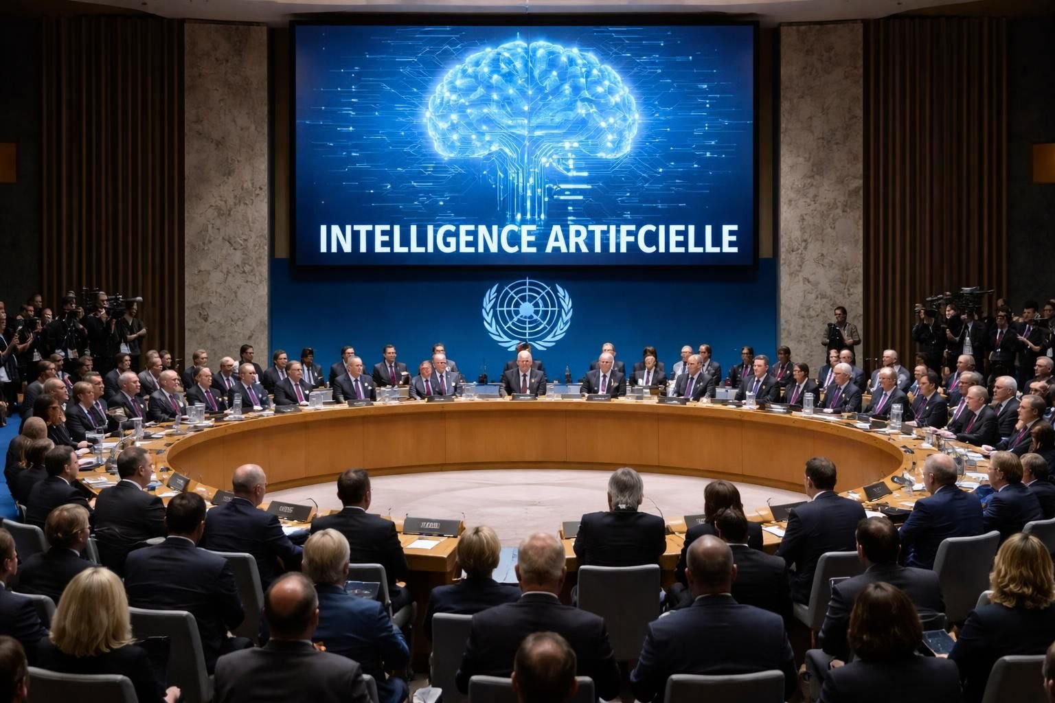 découvrez comment le conseil de l'onu rassemble les leaders de la technologie mondiale pour débattre de l'impact de l'intelligence artificielle sur la sécurité internationale.