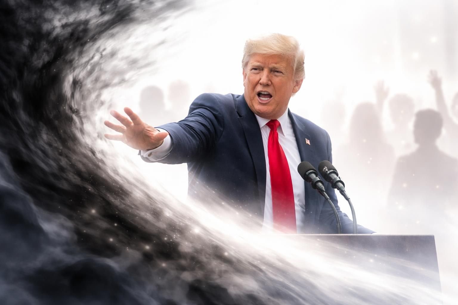 découvrez les déclarations de trump dénonçant des « forces négatives » et son rejet des appels récents, dans une ambiance politique tendue.