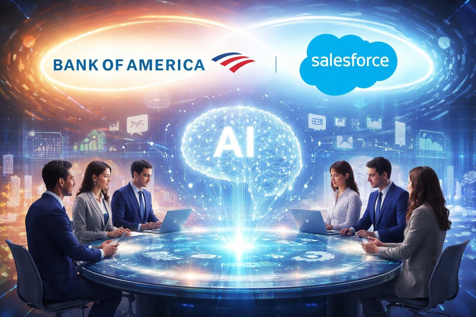 découvrez comment bank of america transforme sa stratégie salesforce grâce à l'intégration innovante de l'intelligence artificielle pour améliorer ses performances et son service client.