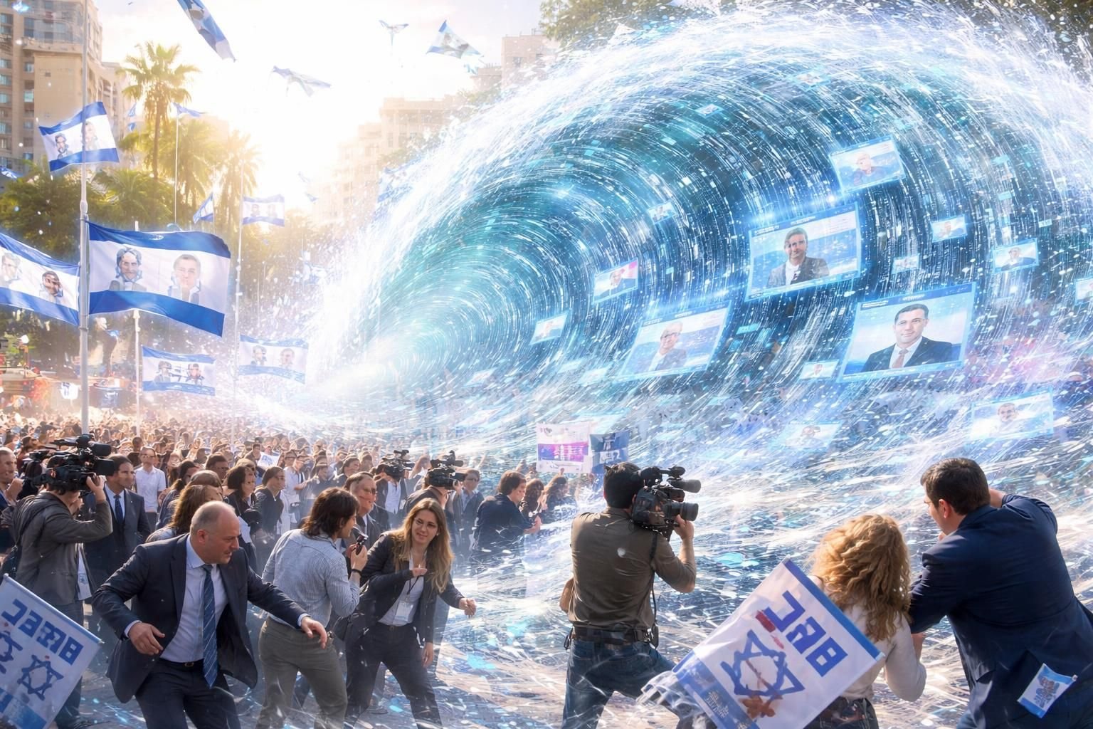 découvrez comment la campagne électorale des élections législatives en israël est profondément influencée par une vague massive de contenus créés par l'intelligence artificielle, bouleversant le paysage politique.