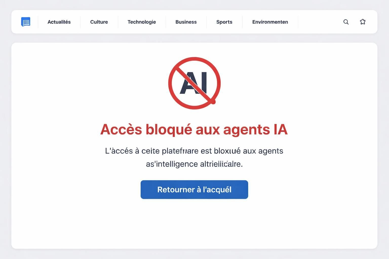 découvrez les enjeux et débats autour du blocage par les agrégateurs des accès aux agents d'intelligence artificielle, et leurs impacts sur l'innovation et l'information.
