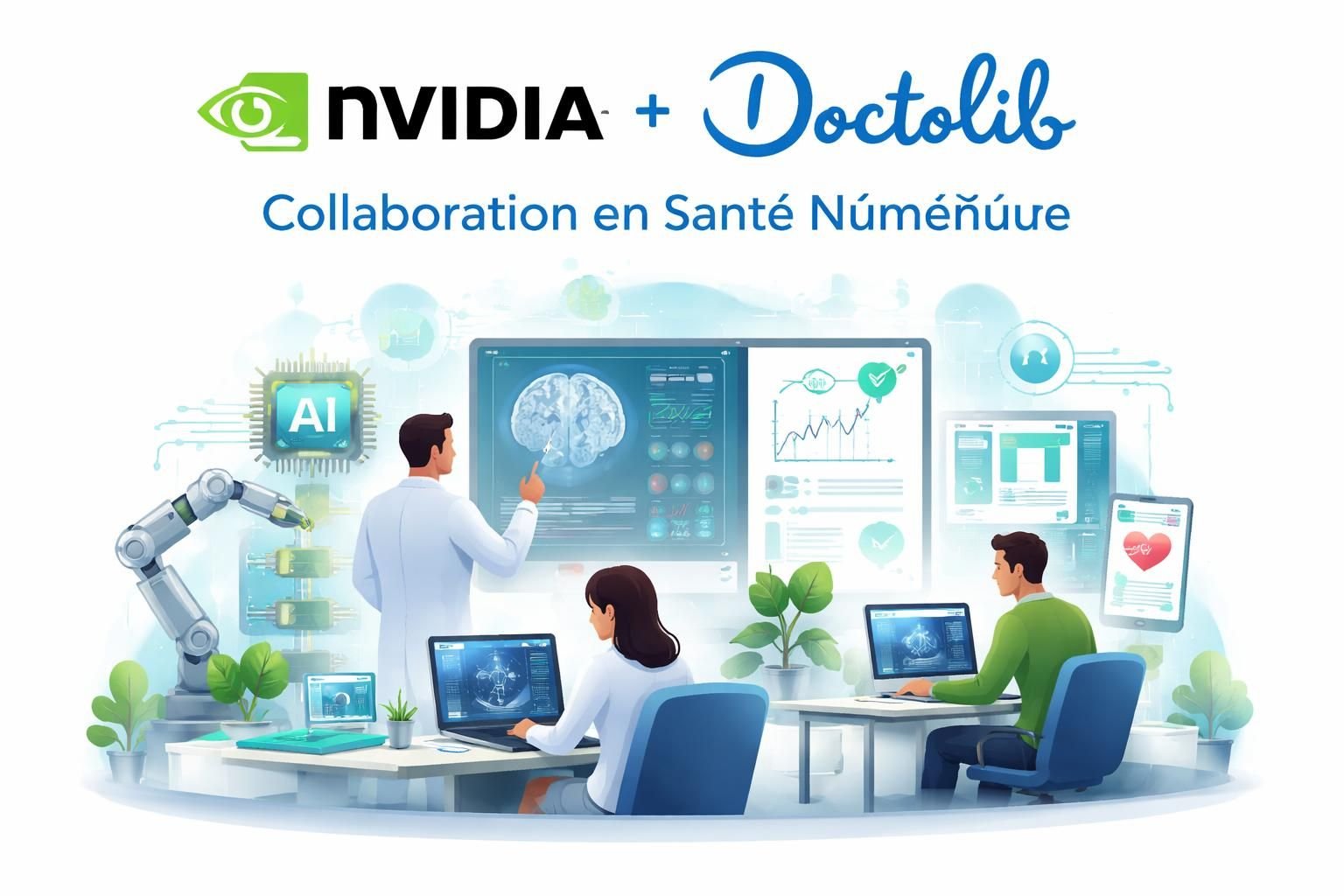 découvrez l'annonce majeure du pdg jensen huang : le géant américain nvidia rejoint l'aventure française doctolib, marquant un partenariat stratégique prometteur.