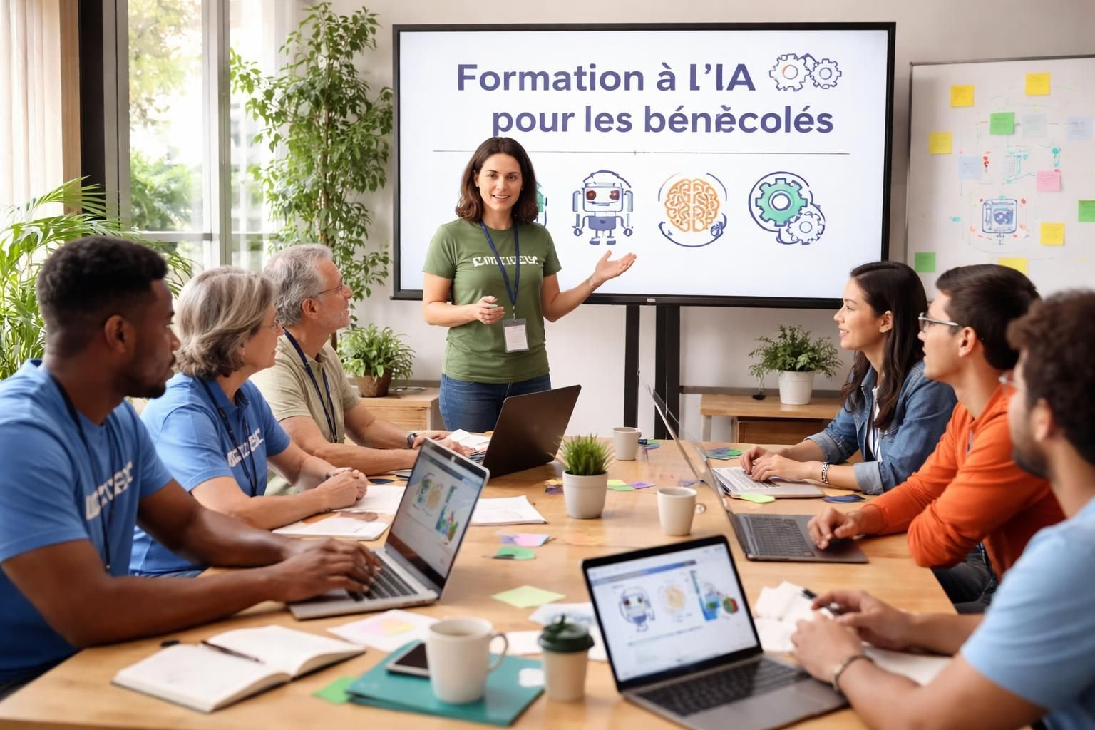découvrez comment l'intelligence artificielle révolutionne le secteur associatif grâce à un programme innovant dédié à la formation des bénévoles, facilitant leur engagement et leurs compétences.