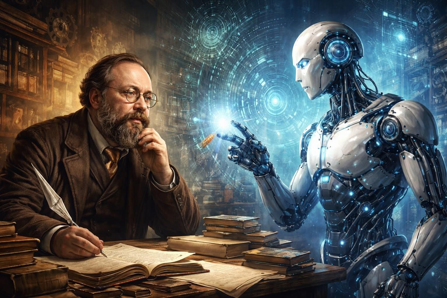 découvrez comment michel onfray réinterprète les idées de proudhon à l'aube de la révolution technologique, explorant l'impact profond de l'intelligence artificielle sur notre société.
