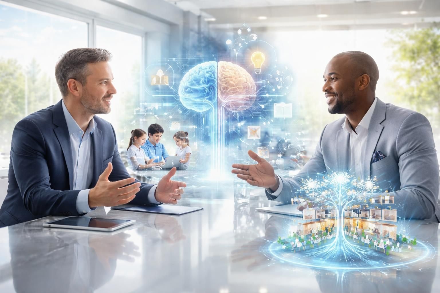 découvrez les perspectives de deux leaders de la tech régionale sur l'impact révolutionnaire de l'intelligence artificielle dans la transformation de l'avenir de l'éducation.