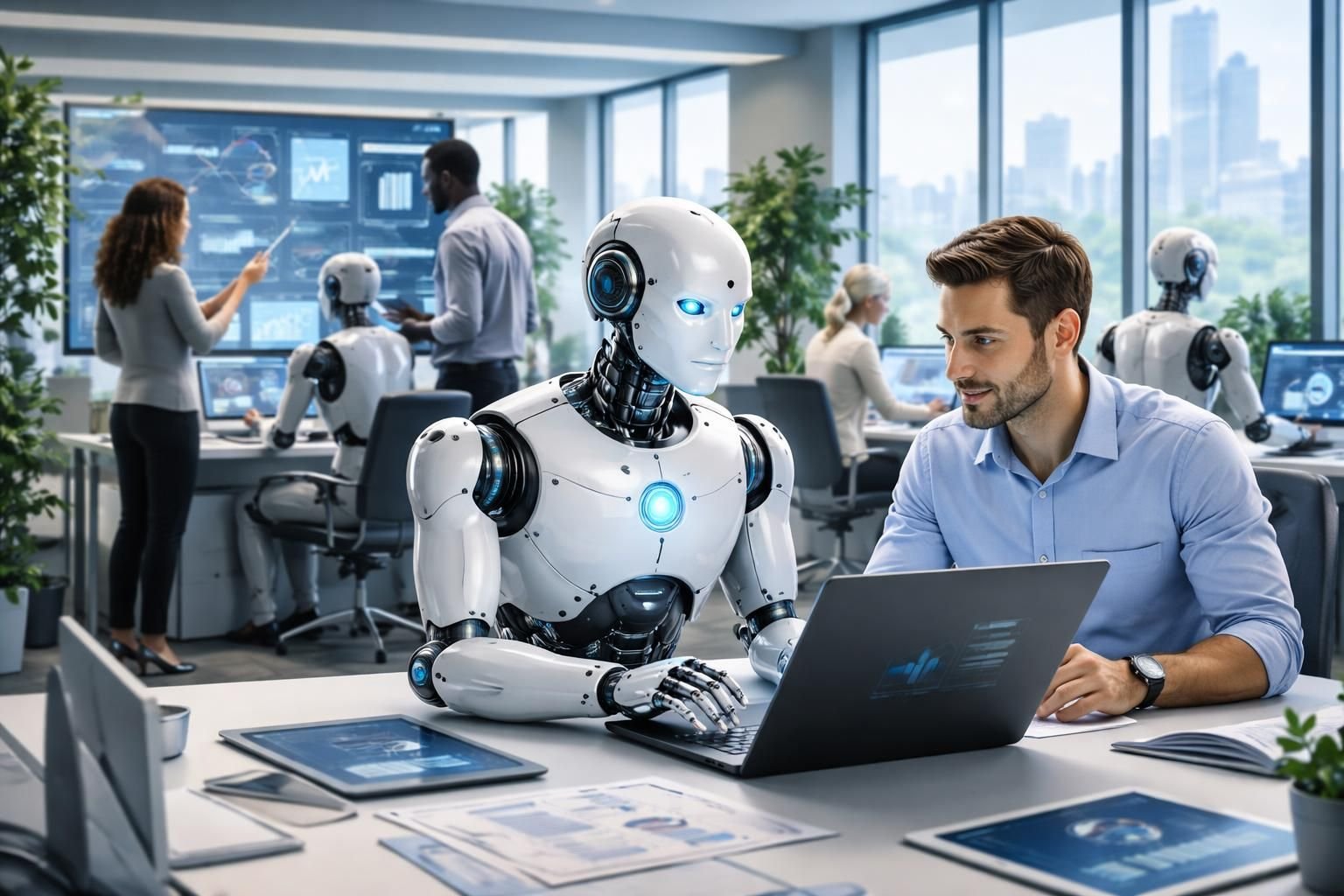 découvrez comment l'intelligence artificielle transforme la culture d'entreprise et repensez vos pratiques pour réussir dans un environnement de travail innovant et collaboratif.